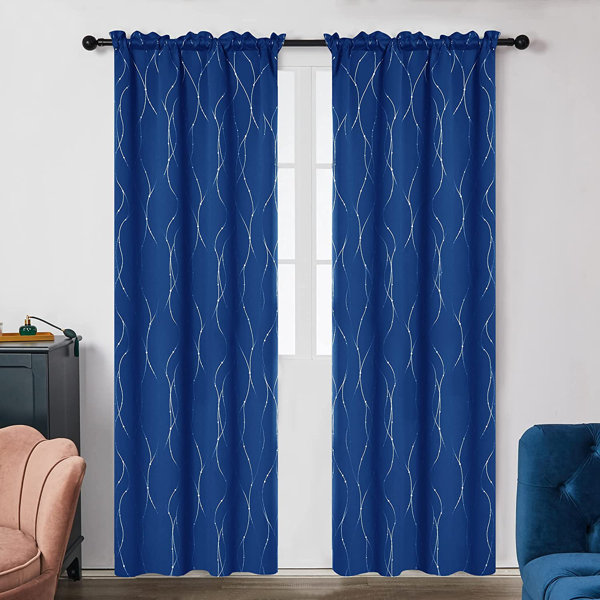 Red Barrel Studio® Flurin Polyester Blackout Curtain Pair Wayfair